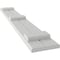 Ekena Millwork Americraft 2-Board, 3 Batten Exterior Real Wood Joined Board-n-Batten Shutters, ARW401BB207X33STH, PR ARW401BB207X33STH - alternate 8